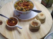 Una foto de locro con comino