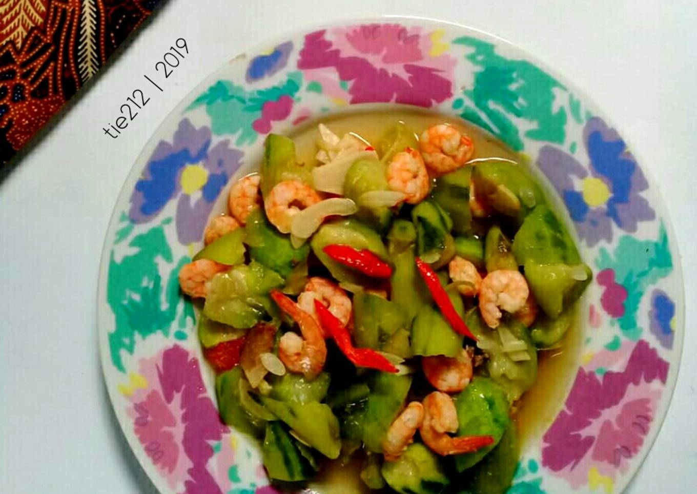 Tumis Gambas Udang