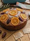 Bizcocho con Naranja Confitada y Dátiles