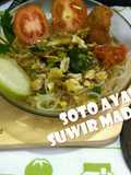 Soto Ayam Suwir 😊 Madura