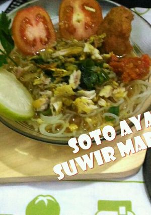 Foto resep Soto Ayam Suwir 😊 Madura