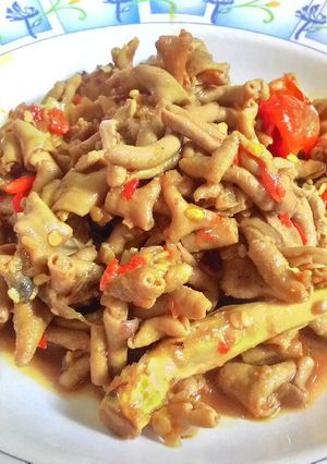 Foto resep Usus Ayam Pedas