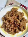 Lapis daging sapi bumbu putih