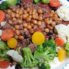 A picture of Fried Chickpea Dinner.