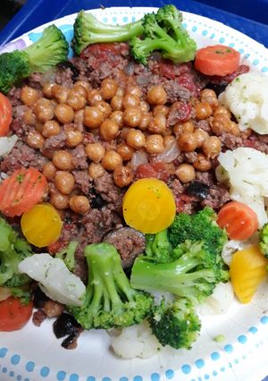 A picture of Fried Chickpea Dinner.