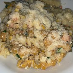 Mexican street corn pasta A picture of Mexican street corn pasta.