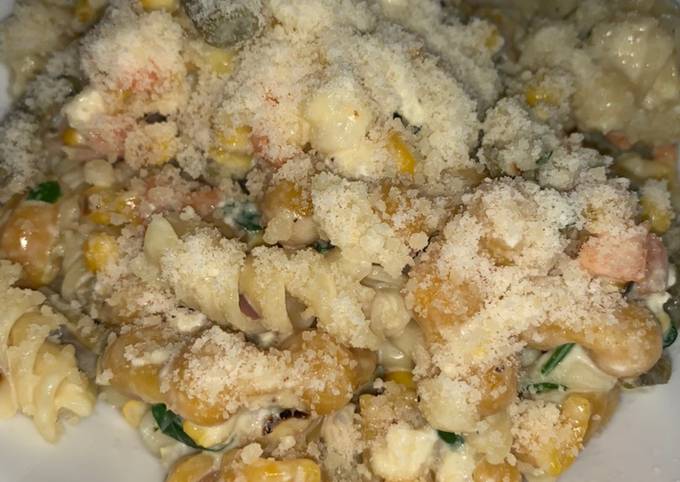 Recipe of Homemade Mexican street corn pasta