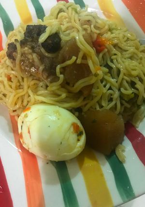 A picture of Pomo noodles.