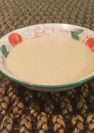 Una foto de Crema de apio al roquefort