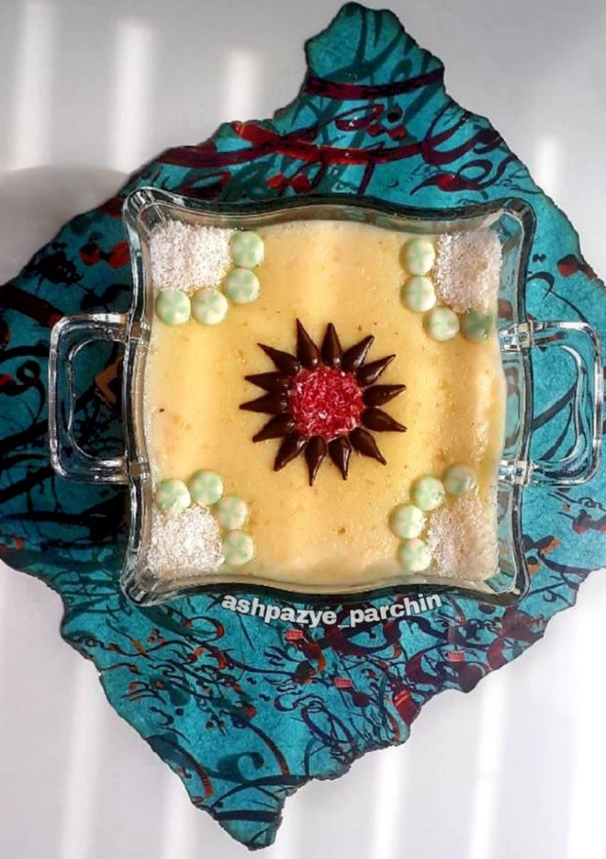 عکسی از دستور دسر بلغور گندم 🌸