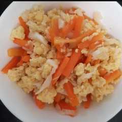 A picture of 61. Orak arik wortel kol telur (mpasi 11bln+ menu keluarga).
