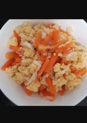 Foto resep 61. Orak arik wortel kol telur (mpasi 11bln+ menu keluarga)