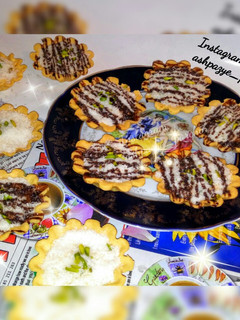 عکسی از دستور تارت نارگیلی بدون فر 🌸