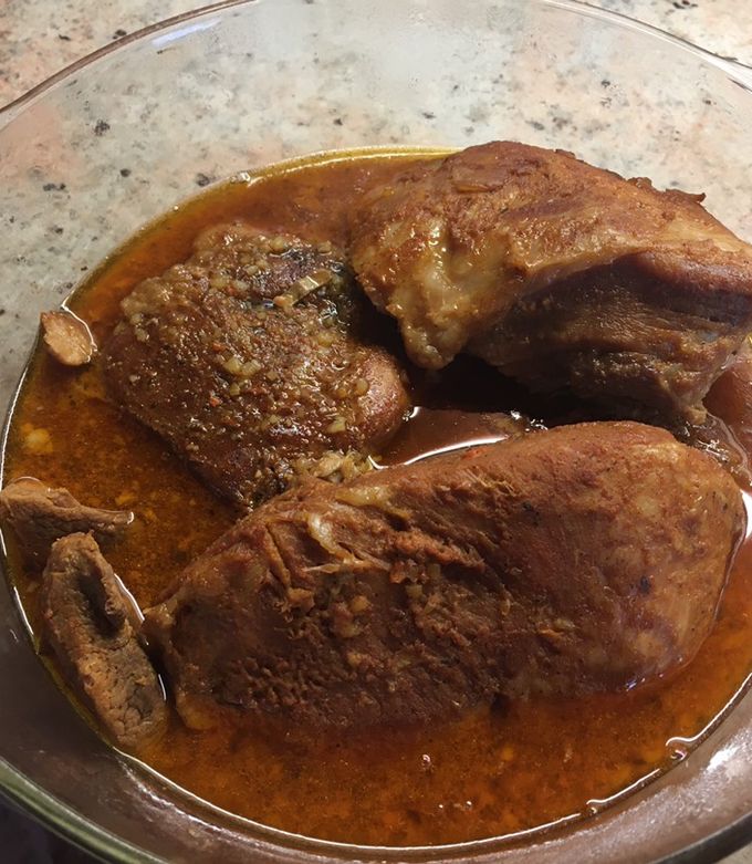 Egyben sült sertéslapocka recept fotója