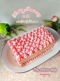 Foto resep Pink Ombre Cake