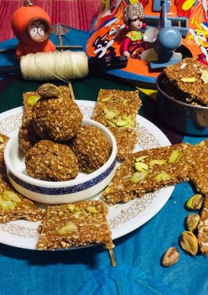 A picture of Sesame seeds chikki recipe.