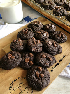 Foto resep Double Chocolate Chips Cookies