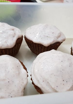 Una foto de Cupcakes de té chai o especiado