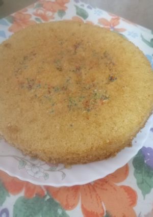 عکسی از دستور کیک وانیلی نرم