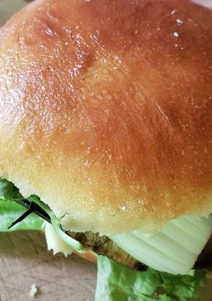 Una foto de Pan de hamburguesa fácil
