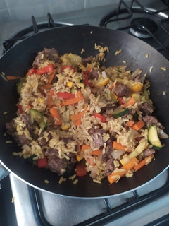 Una foto de Arroz atollado asiático