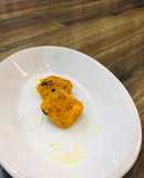 Bữa xế: Bánh khoai lang nhân phô mai áp chảo cho bé ăn dặm (không bột mì)