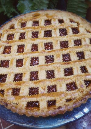 Une photo de Tarte a la confiture d'abricot ☕