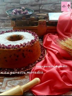 عکسی از دستور کیک کشمش و گردو