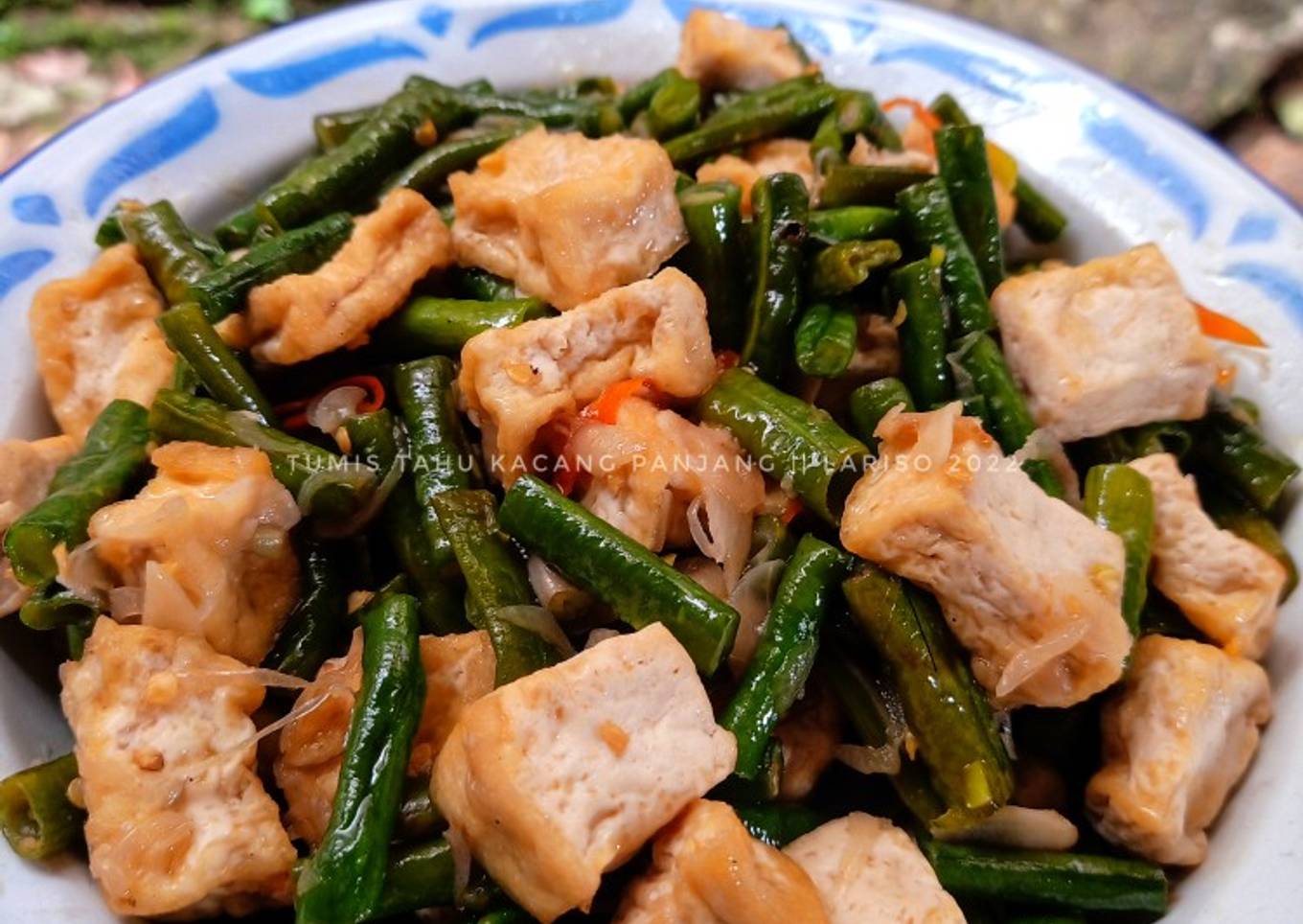 Tumis Tahu Kacang Panjang