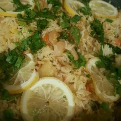 A picture of Prawn rice.