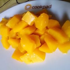 A picture of Ginger infused butternut cubes.