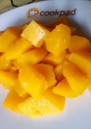 A picture of Ginger infused butternut cubes.