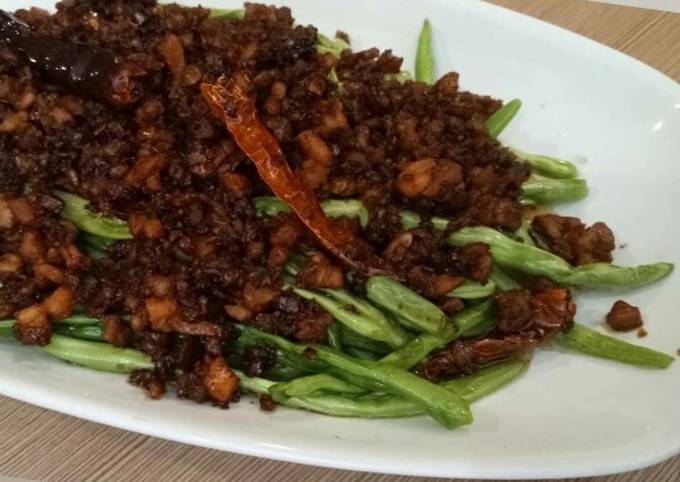 Langkah Mudah untuk Menyiapkan Buncis ala Sze Chuan (authentic recipe) yang Lezat