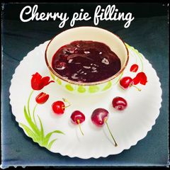 A picture of Cherry pie filling.