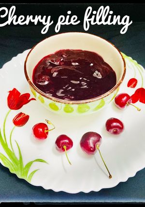 A picture of Cherry pie filling.