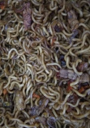 Foto resep Mie goreng pedas sederhana