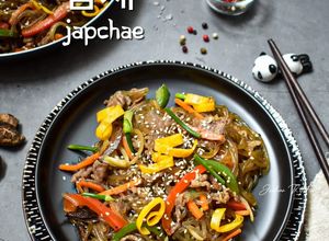 Gambar Japchae (Sohun Goreng Ala Korea)