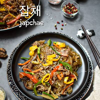 Resipi Japchae Sohun Goreng Ala Korea Oleh Kuzuka By Jeehan Cookpad