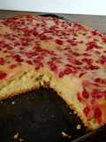 Red currant pan bread/ Johannisbeeren blechkuchen