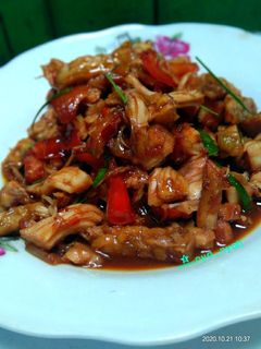 Foto resep Ayam Suwir + Tempe