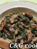 Cuttlefish with Spinach and Herbs C&G