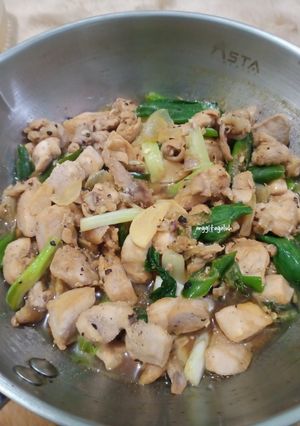 Foto resep Ayam Lada Hitam