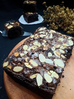 Foto resep Shiny Crust Fudgy Brownies