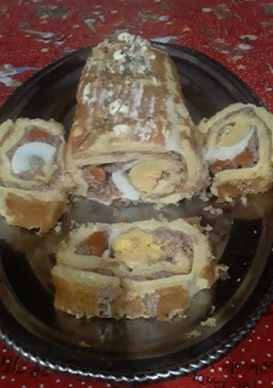 Una foto de Pionono de queso, atún, huevo y zanahoria!! 😋