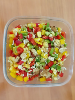 Una foto de Salpicón vegano