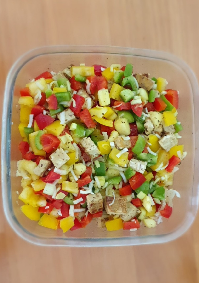 Una foto de Salpicón vegano