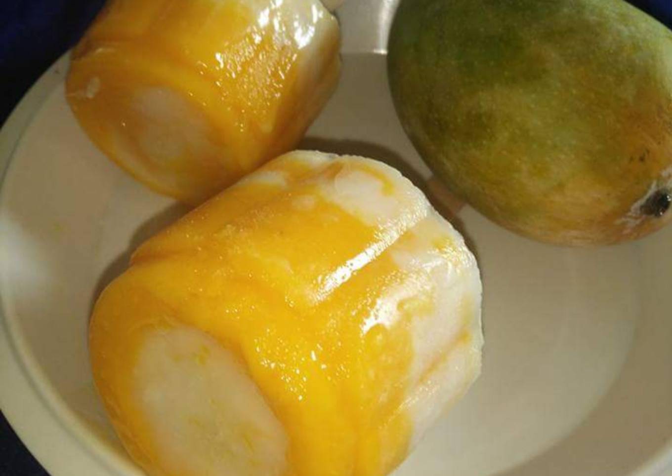 Mango lassi ice-cream