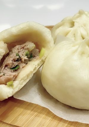 蔥肉包（蒸烤爐版） 的食譜成品照片