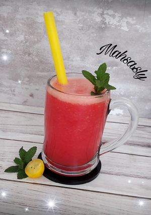 عکسی از دستور 💕 اسموتی هندوانه و لیمو 😍