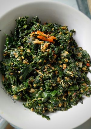 Foto resep Tumis daun singkong